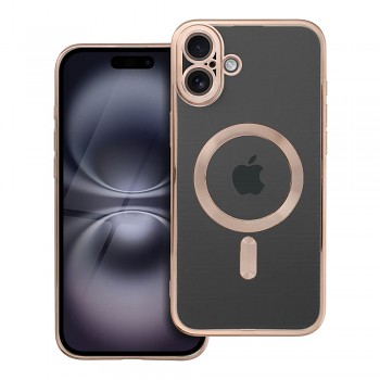 Kryt Electro Mag kompatibilní s MagSafe pro iPhone 16 Plus hnědý