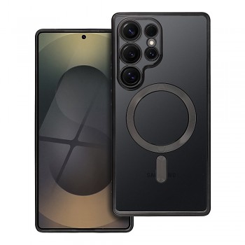 Kryt Electro Mag kompatibilní s MagSafe pro Samsung S25 Ultra černý