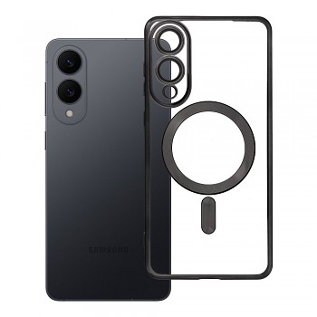 Kryt Electro Mag kompatibilní s MagSafe pro Samsung S25 Edge černý