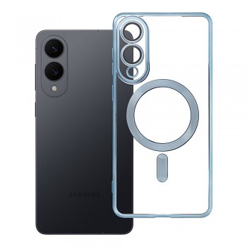 Kryt Electro Mag kompatibilní s MagSafe pro Samsung S25 Edge modrý