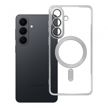 Kryt pro Samsung S26 PLUS Electro Mag Cover kompatibilní s MagSafe stříbrný