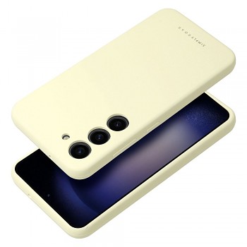 ROAR kryt CLOUD SKIN pro SAMSUNG S24 FE světle žlutý