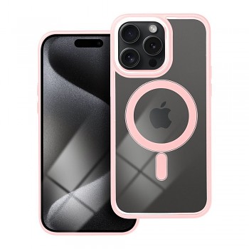 Kryt pro iPhone 15 PRO MAX Color Edge Mag Cover kompatibilní s MagSafe růžový
