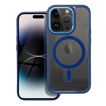 Kryt pro iPhone 14 PRO Color Edge Mag Cover kompatibilní s MagSafe modrý