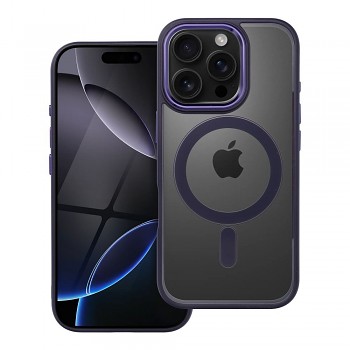 Kryt pro iPhone 16 PRO Color Edge Mag Cover kompatibilní s MagSafe fialový