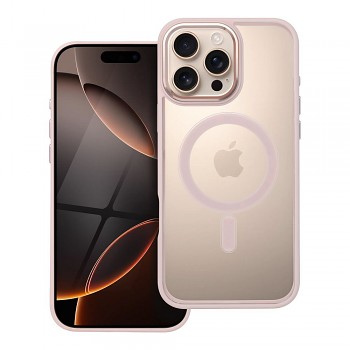 Kryt pro iPhone 16 PRO MAX Color Edge Mag Cover kompatibilní s MagSafe růžový