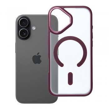 Kryt pro iPhone 17 Matte Mag Cover kompatibilní s MagSafe červený