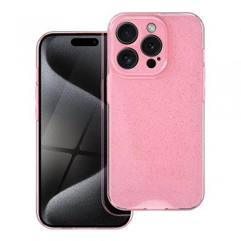 Kryt pro iPhone 15 PRO Clear Case 2 mm Blink růžový