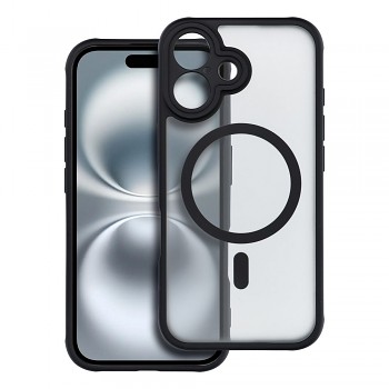 Kryt pro iPhone 16 Full Matte Mag Cover kompatibilní s MagSafe černý