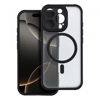 Kryt pro iPhone 16 PRO Full Matte Mag Cover kompatibilní s MagSafe černý