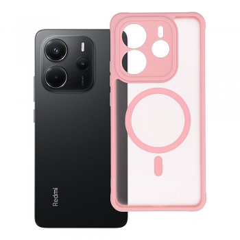 Kryt pro Xiaomi Redmi Note 14 5G Full Matte Mag Cover kompatibilní s MagSafe světle růžový