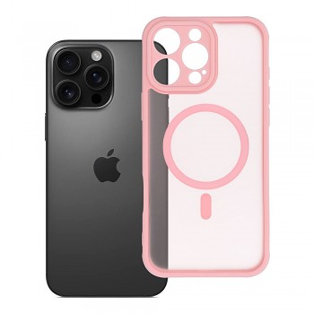 Kryt pro iPhone 16 PRO MAX Full Matte Mag Cover kompatibilní s MagSafe světle růžový