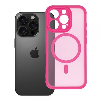Kryt pro iPhone 16 PRO Full Matte Mag Cover kompatibilní s MagSafe růžový