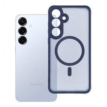 Kryt pro Samsung S25 PLUS Full Matte Mag Cover kompatibilní s MagSafe modrý