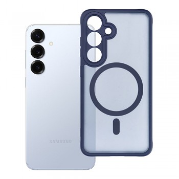 Kryt pro Samsung S25 Full Matte Mag Cover kompatibilní s MagSafe modrý
