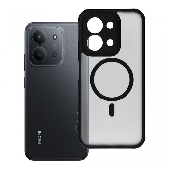 Kryt pro Xiaomi Redmi 15C (173.16 x 81.07 x 8.2) Full Matte Mag Cover kompatibilní s MagSafe černý
