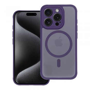 Kryt pro iPhone 16 PRO MAX Full Matte Mag Cover kompatibilní s MagSafe fialový