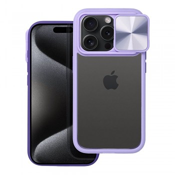 Kryt pro iPhone 15 PRO Slider fialový
