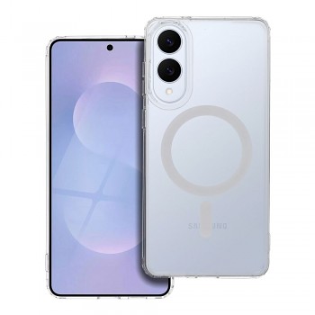 Kryt pro Samsung S25 Edge Frost Mag Cover kompatibilní s MagSafe transparentní matný