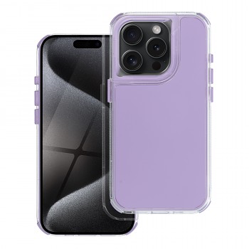 Kryt Matrix pro iPhone 12 / 12 Pro světle fialový