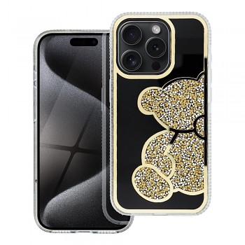 Kryt Teddy Bear pro iPhone 16 zlatý