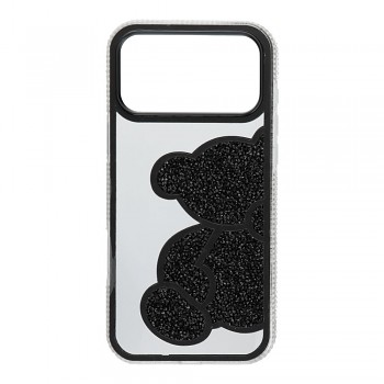 Kryt Teddy Bear pro iPhone 17 Pro Max / 18 Pro Max (nízký okraj kolem fotoaparátu) černý
