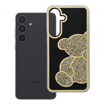Kryt Teddy Bear pro Samsung S25 FE zlatý