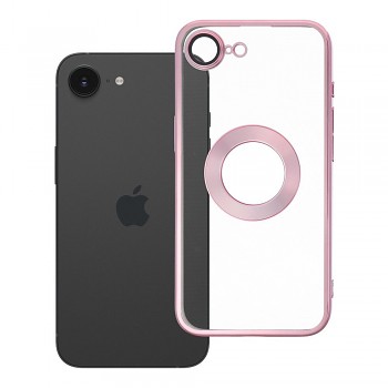 Kryt Glam pro iPhone 16e (SE 4 2025) / 17e pudrově růžový