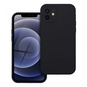 Silikonový kryt 2 mm s ochranou fotoaparátu pro iPhone 12 černý