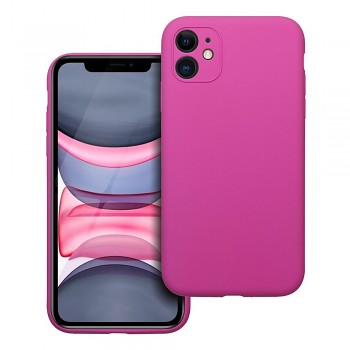 Silikonový kryt 2 mm s ochranou fotoaparátu pro iPhone 11 růžový