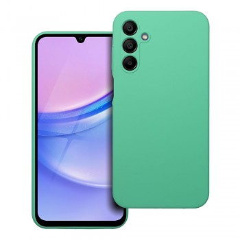 Silikonový kryt 2 mm s ochranou fotoaparátu pro Samsung A15 5G / A15 4G mátový
