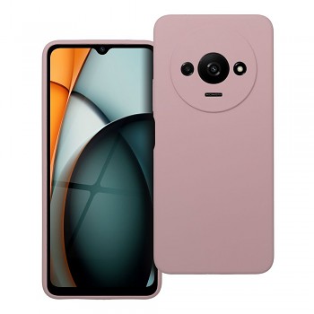 Silikonový kryt 2 mm s ochranou fotoaparátu pro Xiaomi Redmi A3 4G pudrově růžový