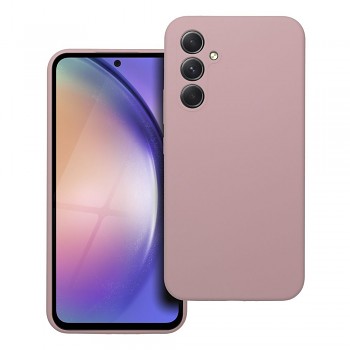 Silikonový kryt 2 mm s ochranou fotoaparátu pro Samsung A54 5G pudrově růžový
