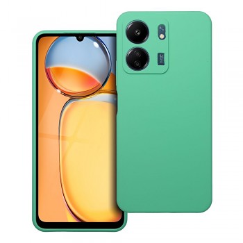 Silikonový kryt 2 mm s ochranou fotoaparátu pro Xiaomi Redmi 13C mátový