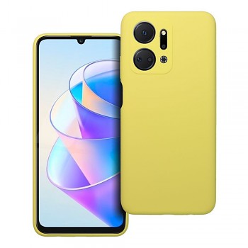 Silikonový kryt 2 mm s ochranou fotoaparátu pro Honor X7A žlutý