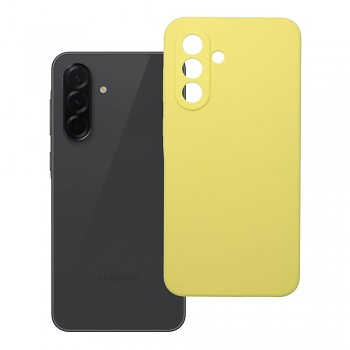 Silikonový kryt 2 mm s ochranou fotoaparátu pro Samsung A36 5G žlutý