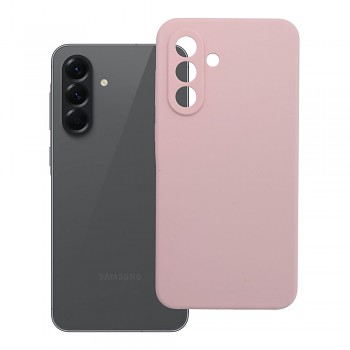 Silikonový kryt 2 mm s ochranou fotoaparátu pro Samsung A56 5G pudrově růžový