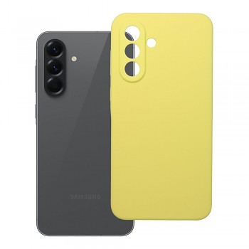 Silikonový kryt 2 mm s ochranou fotoaparátu pro Samsung A56 5G žlutý
