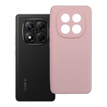 Silikonový kryt 2 mm s ochranou fotoaparátu pro Xiaomi Redmi Note 14 Pro 5G pudrově růžový