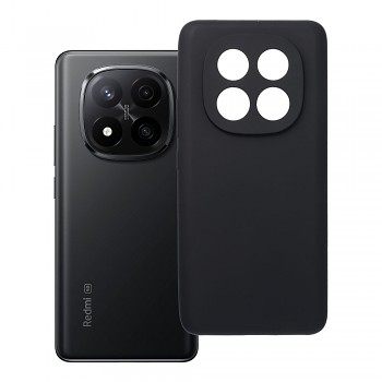 Silikonový kryt 2 mm s ochranou fotoaparátu pro Xiaomi Redmi Note 14 Pro Plus 5G černý