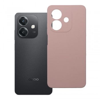 Silikonový kryt 2 mm s ochranou fotoaparátu pro Oppo A40 pudrově růžový