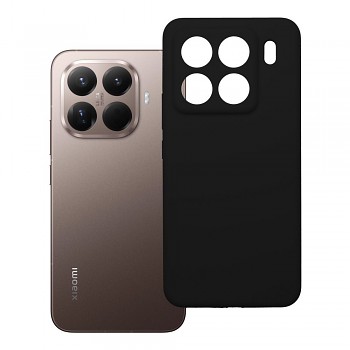 Silikonový kryt 2 mm s ochranou fotoaparátu pro Xiaomi 15 Pro černý