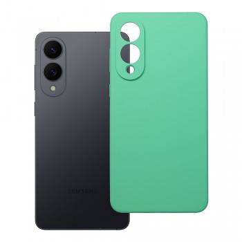 Silikonový kryt 2 mm s ochranou fotoaparátu pro Samsung S25 Edge mátový