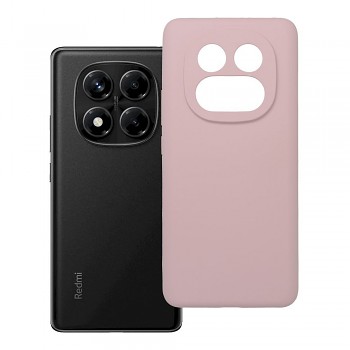 Silikonový kryt 2 mm s ochranou fotoaparátu pro Xiaomi Redmi Note 14 Pro 4G pudrově růžový