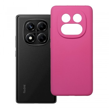 Silikonový kryt 2 mm s ochranou fotoaparátu pro Xiaomi Redmi Note 14 Pro 4G růžový