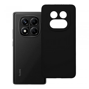 Silikonový kryt 2 mm s ochranou fotoaparátu pro Xiaomi Redmi Note 14 Pro 4G černý