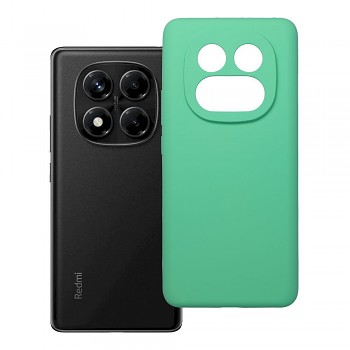 Silikonový kryt 2 mm s ochranou fotoaparátu pro Xiaomi Redmi Note 14 Pro 4G mátový
