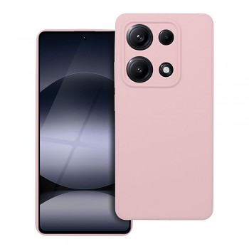 Silikonový kryt 2 mm s ochranou fotoaparátu pro Xiaomi Redmi Note 14S pudrově růžový