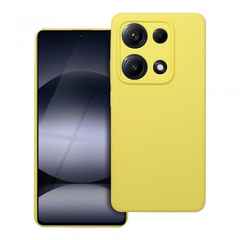 Silikonový kryt 2 mm s ochranou fotoaparátu pro Xiaomi Redmi Note 14S žlutý
