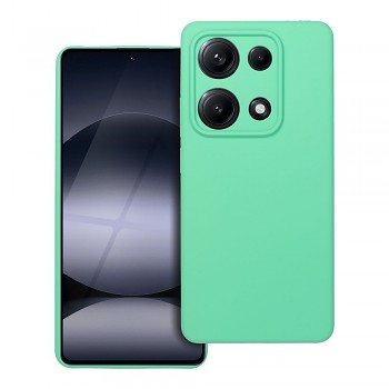 Silikonový kryt 2 mm s ochranou fotoaparátu pro Xiaomi Redmi Note 14S mátový